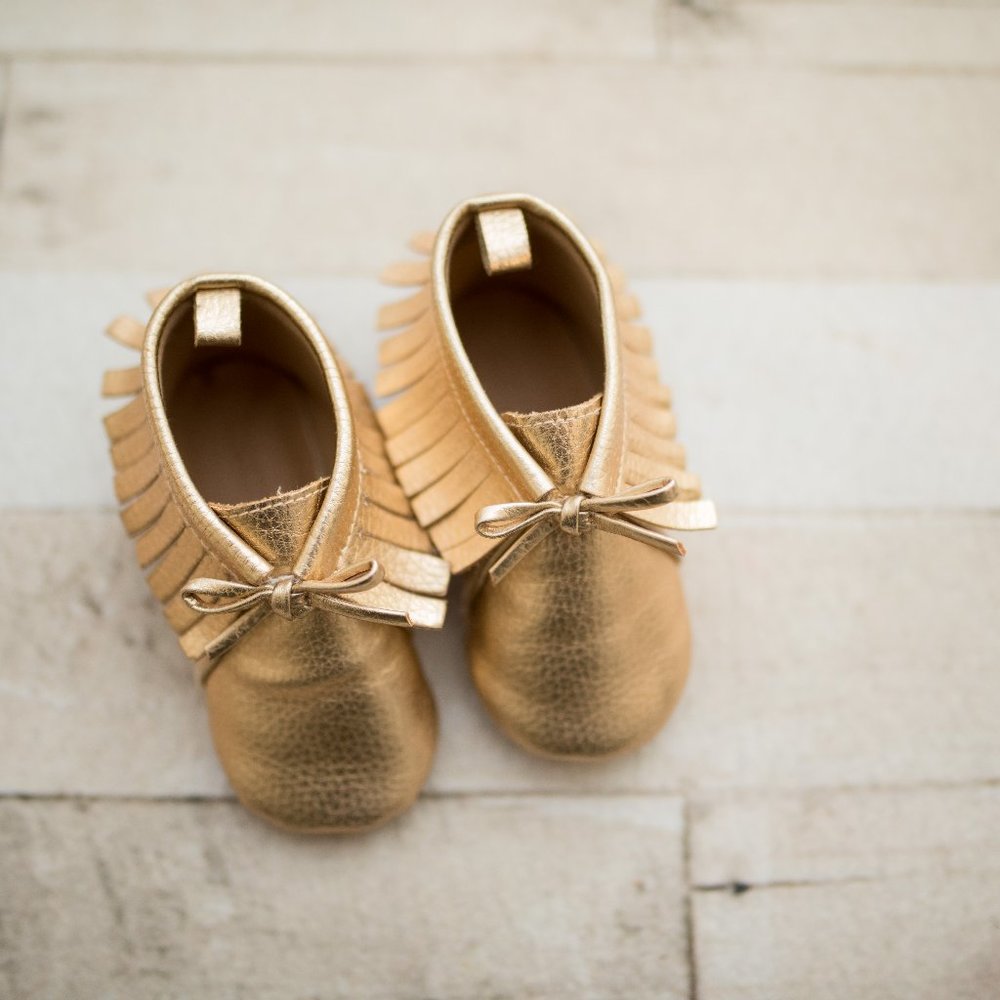 Baby Girl's Gold Shoes